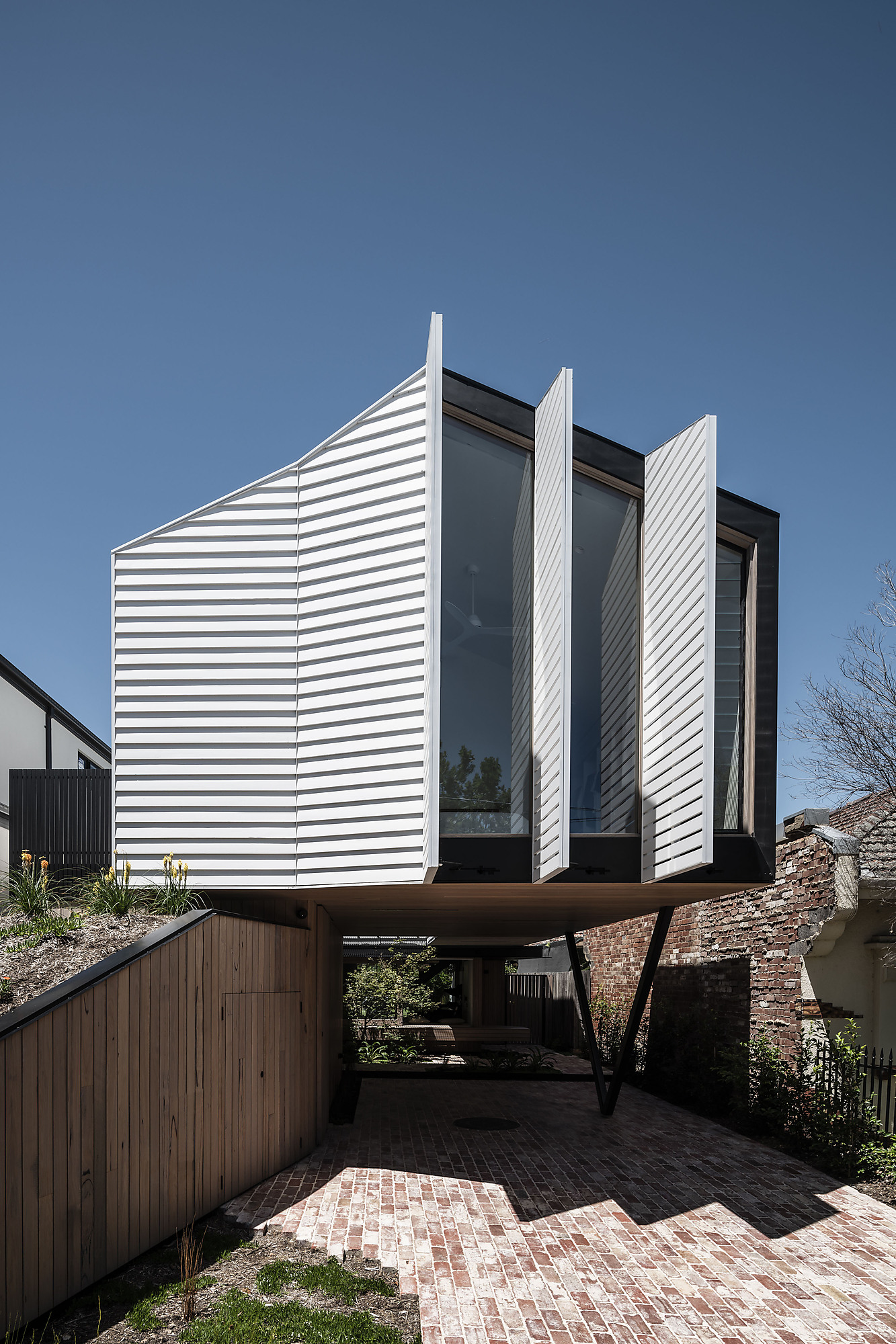 Interior photograph of POP-UP HOUSE by Tom Blachford